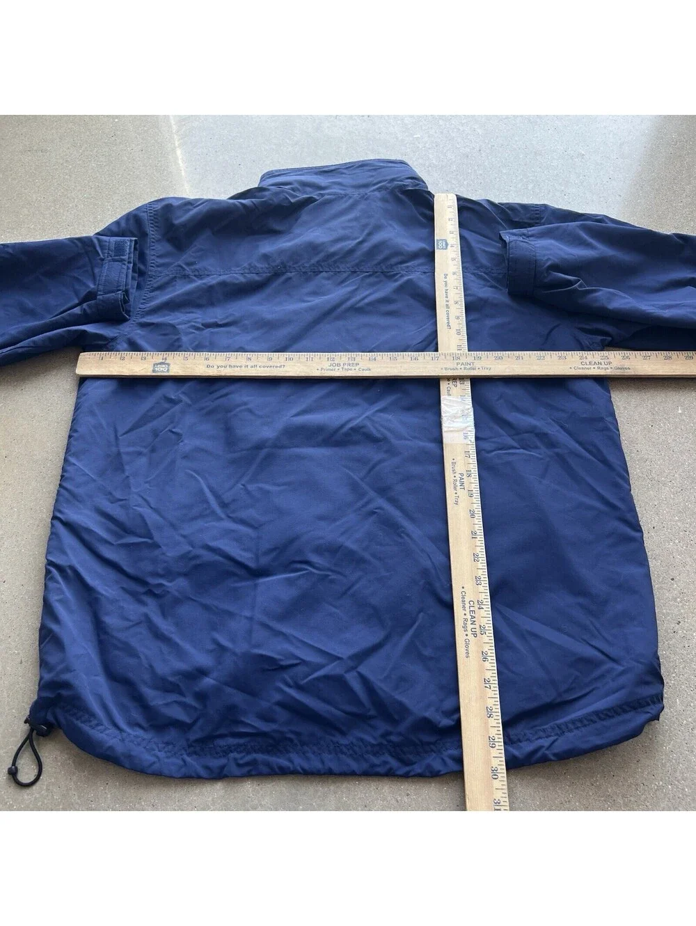 LL Bean Jacket Mens L Blue Nylon Outdoors Windbreaker